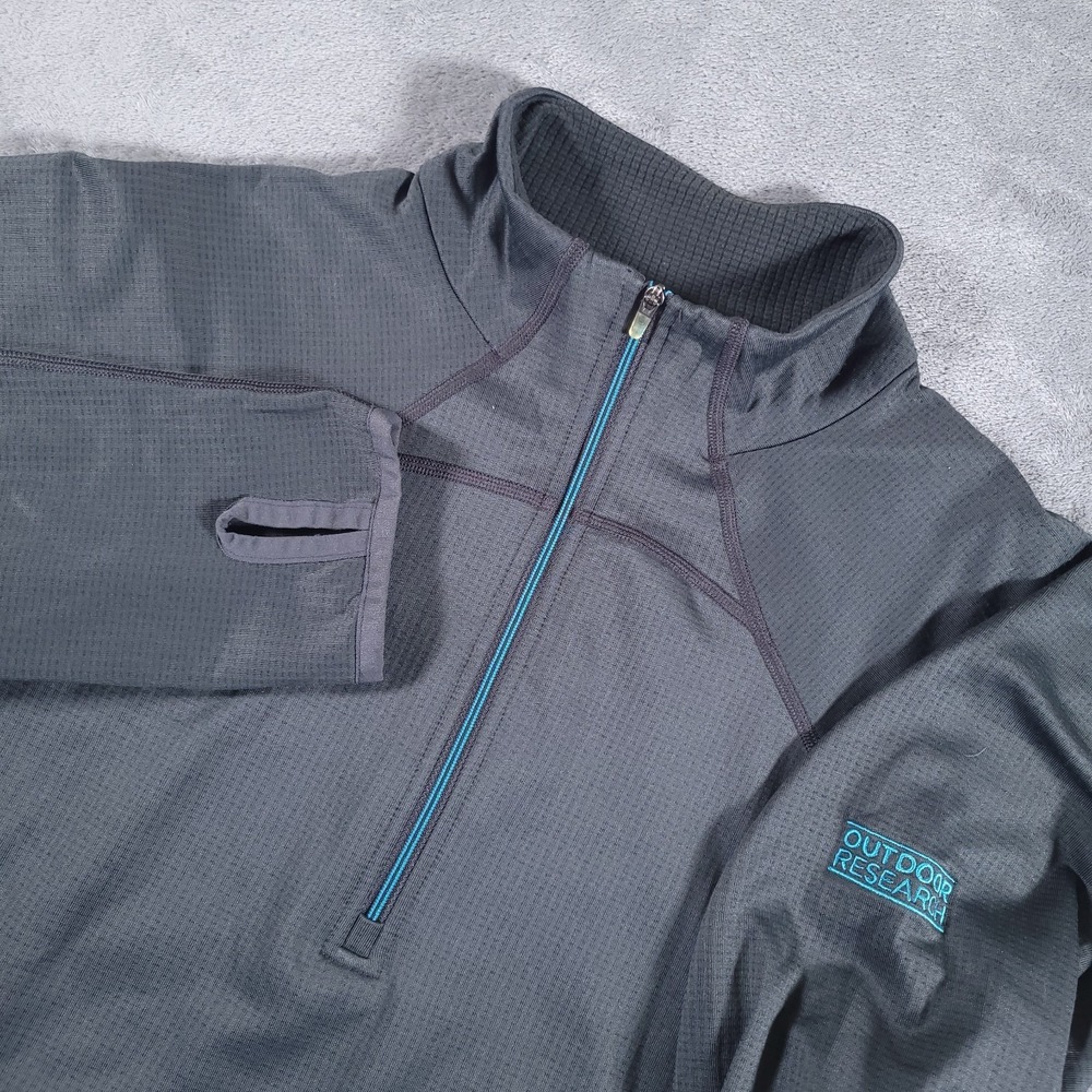 Outdoor Research Radiant 1/2 Zip Top Womens XL Performance Pullover Thumbholes